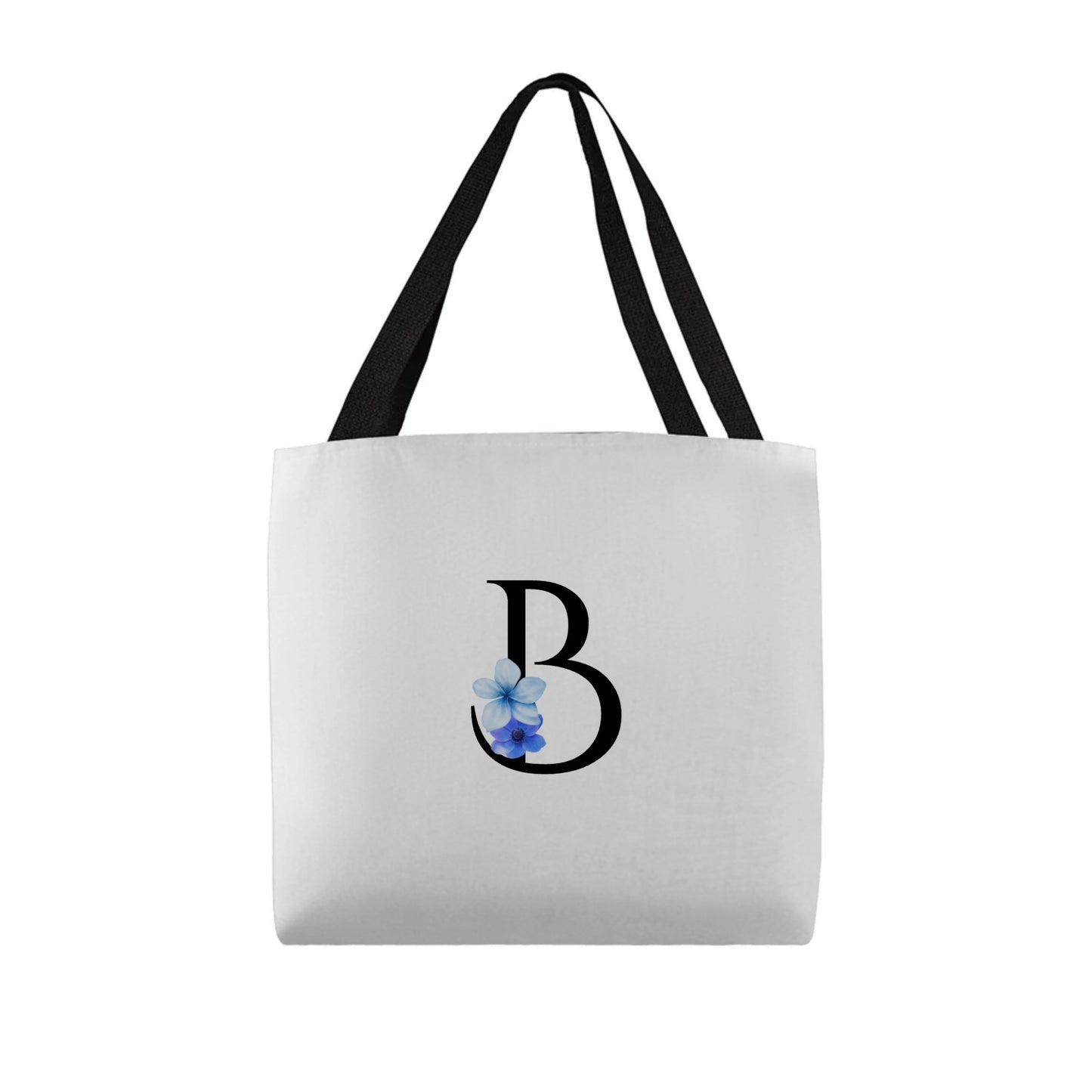 Custom Initial Tote Bag